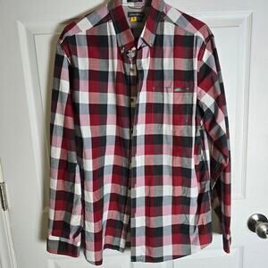 Eddie Bauer‎ Classic Fit Flannel-Plaid-Men's L